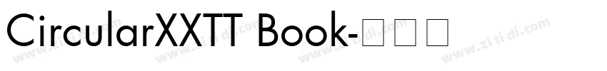 CircularXXTT Book字体转换